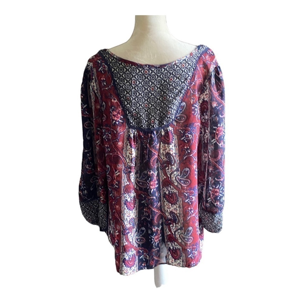 DRESS BARN-PAISLEY PRINT BLOUSE-SIZE 2X - Picture 5 of 9